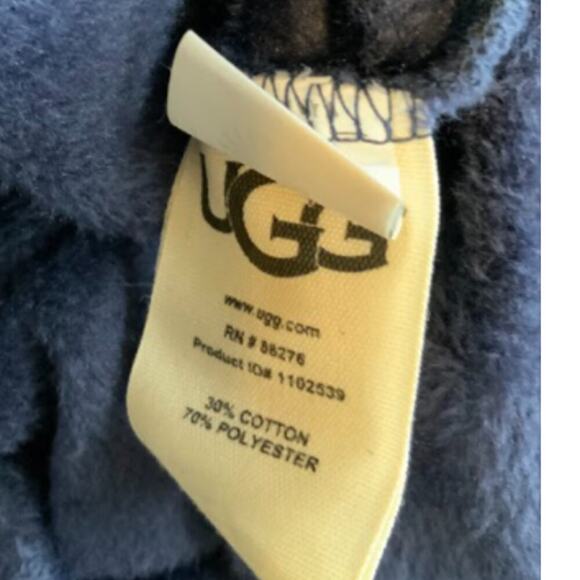 UGG FLEECE Astrid Poncho Women's Funnel Neck Slit Sweatshirt Plus Size 1X/2X NEW - Picture 9 of 12